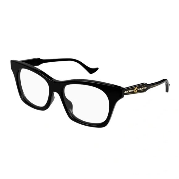 NEW GUCCI EYEGLASSES BLACK WOMEN EYEWEAR GUCCI - Picture 1 of 3